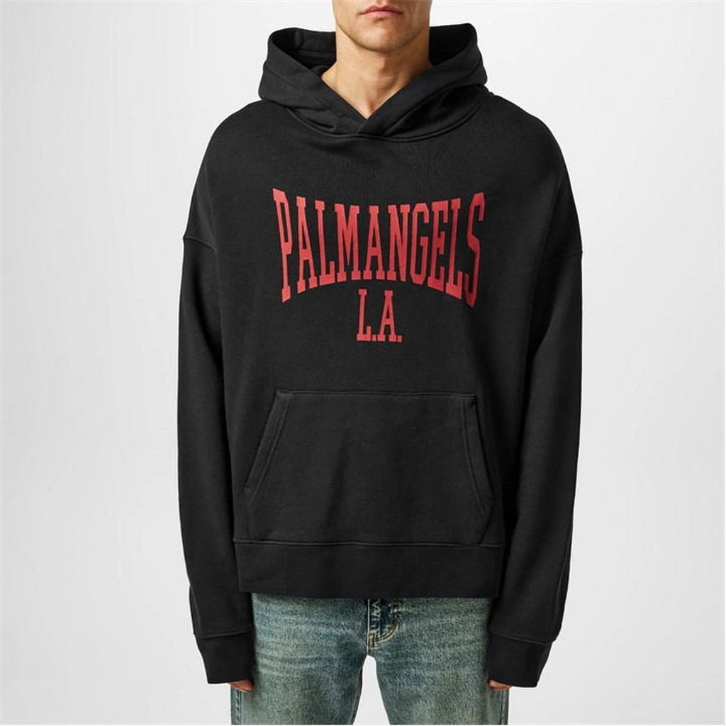 Palm Angels College Hoodie - Black